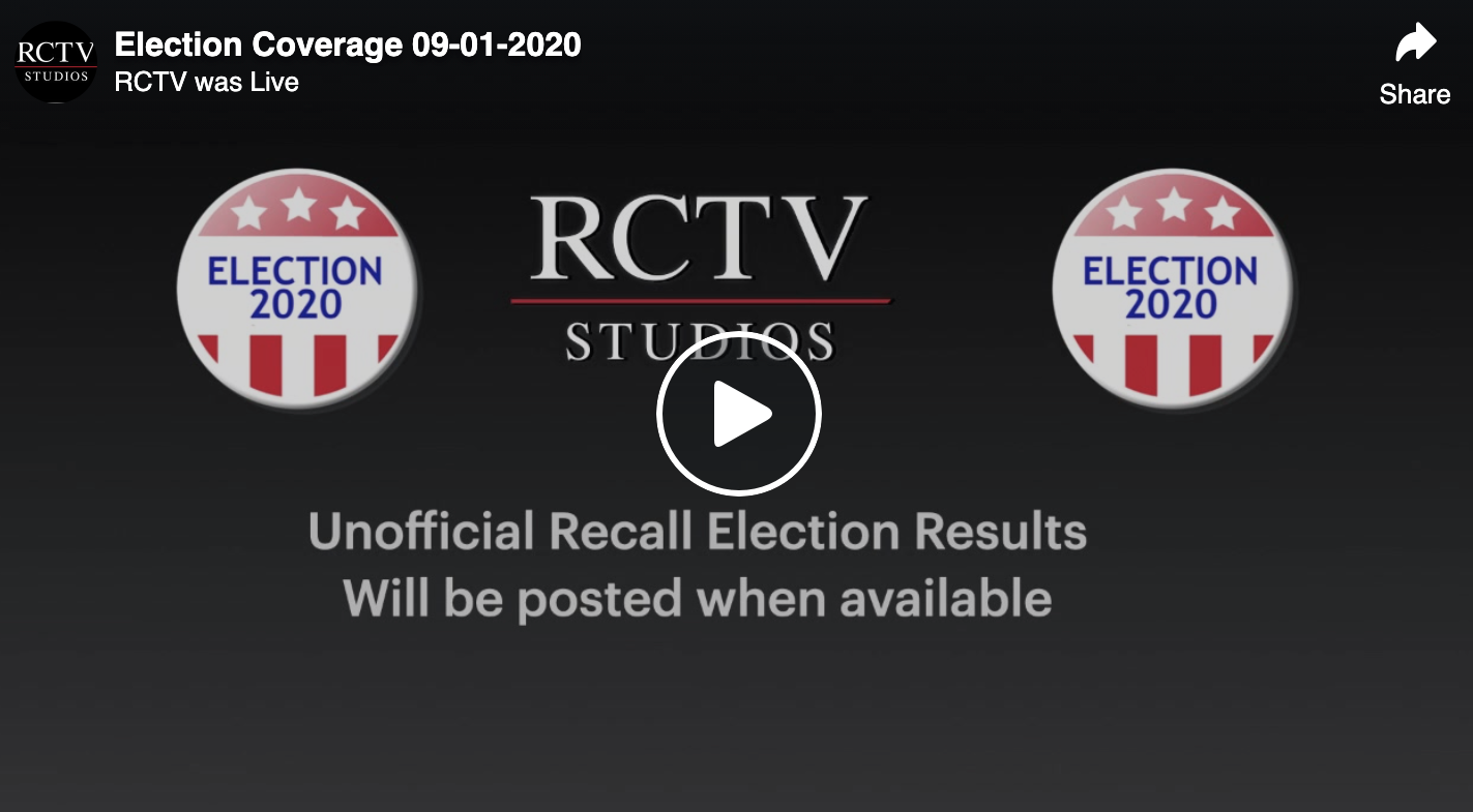 Election Coverage September 1, 2020