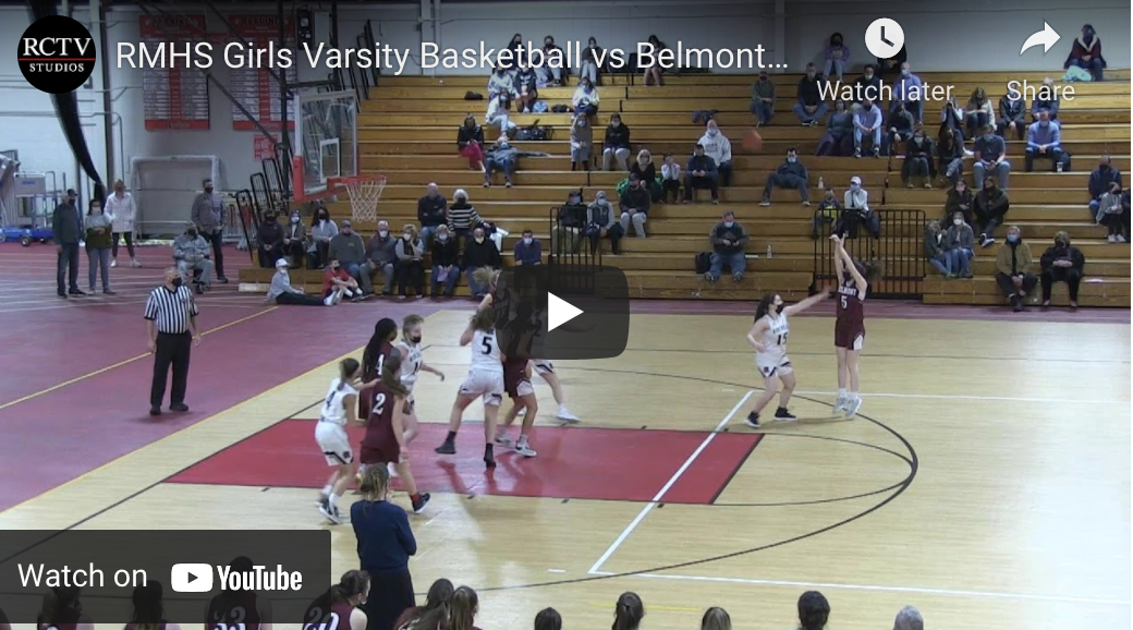 RMHS Girls Varsity Basketball vs. Belmont