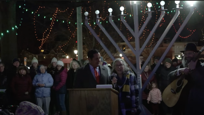 1st Annual Town of Reading Menorah Lighting